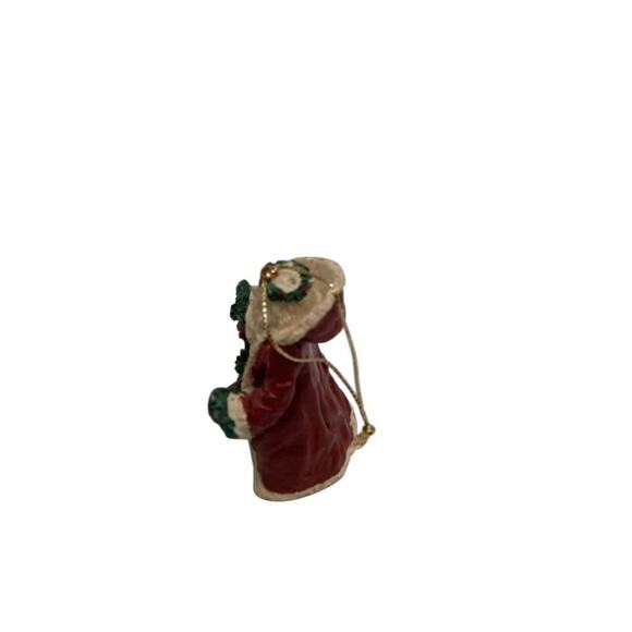 Vintage Santa Claus Ornament Hand-Painted Decor - Picture 3 of 7